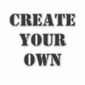 独自の作成 シール (正面)