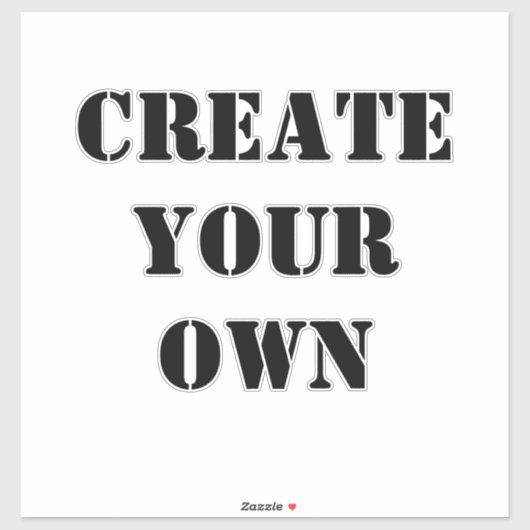 独自の作成 シール (シート)