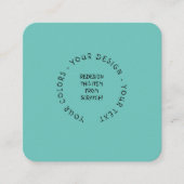 独自の作成 スクエア名刺 (正面)