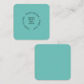 独自の作成 スクエア名刺 (正面/裏面)