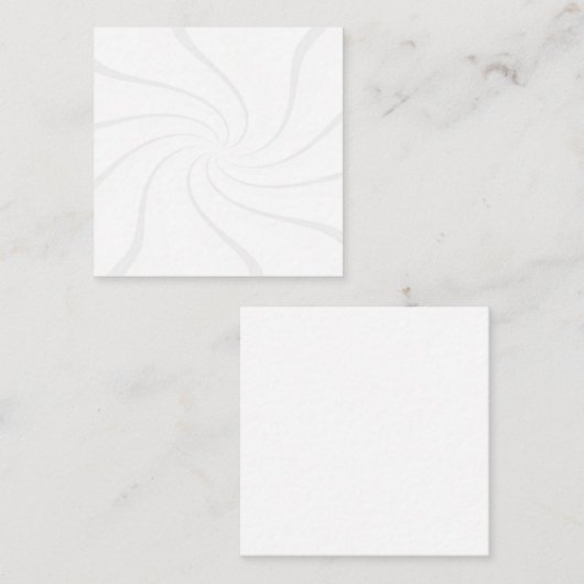 独自の作成 スクエア名刺 (正面/裏面)