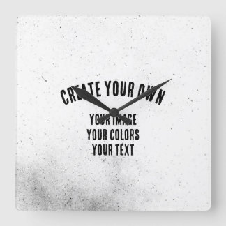 独自の作成 スクエア壁時計