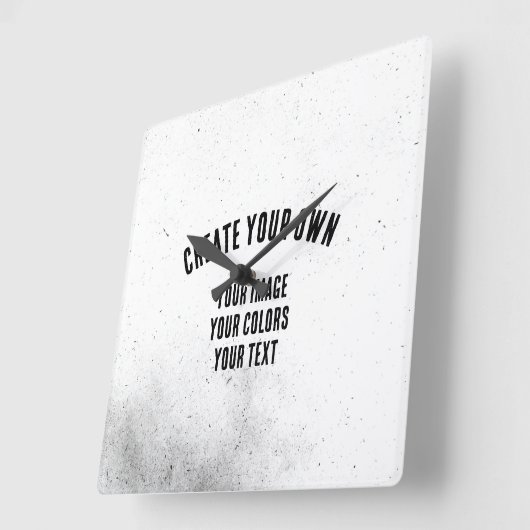 独自の作成 スクエア壁時計 (傾斜)