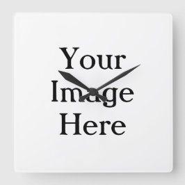 独自の作成 スクエア壁時計