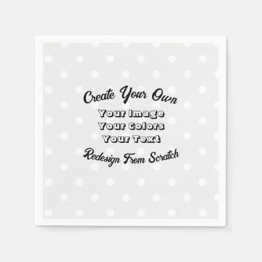 独自の作成 スタンダードカクテルナプキン (正面)