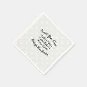 独自の作成 スタンダードカクテルナプキン (角)