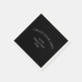 独自の作成 スタンダードカクテルナプキン (角)