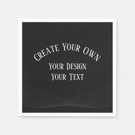 独自の作成 スタンダードカクテルナプキン (正面)