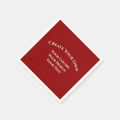 独自の作成 スタンダードカクテルナプキン (角)