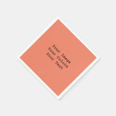 独自の作成 スタンダードカクテルナプキン (角)