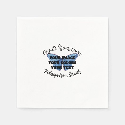 独自の作成 スタンダードカクテルナプキン (正面)