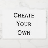 独自の作成 スパークリングワインラベル (シングルラベル)