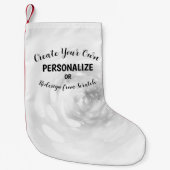 独自の作成 スモールクリスマスストッキング (正面)