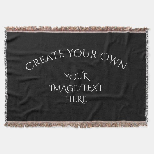 独自の作成 スローブランケット (正面)