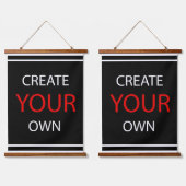 独自の作成 – セッパーソナライズされたト/ポートレート 吊り下げ型タペストリー (ダブル)