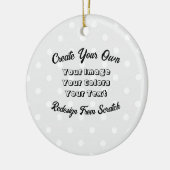 独自の作成 セラミックオーナメント (左)