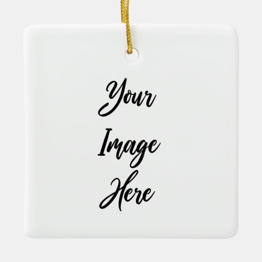 独自の作成 セラミックオーナメント (正面)