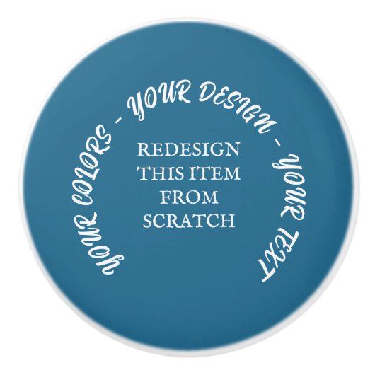 独自の作成 セラミックノブ (正面)