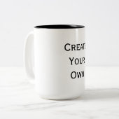 独自の作成 ツートーンマグカップ (正面左)