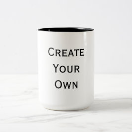 独自の作成 ツートーンマグカップ