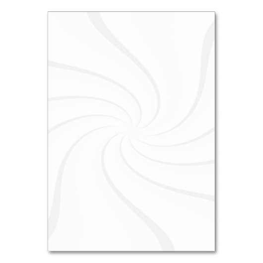 独自の作成 テーブルナンバー (正面)