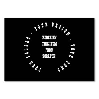 独自の作成 テーブルナンバー