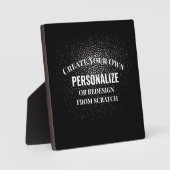 独自の作成 – デザイン独自のカスタム フォトプラーク (正面)