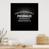 独自の作成 – デザイン独自のカスタム ポスター (キッチン)