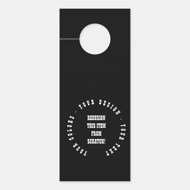 独自の作成 ドアノブサイン (正面)