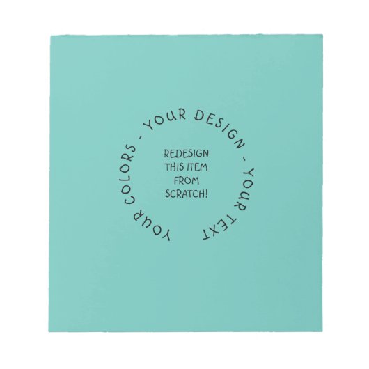 独自の作成 ノートパッド (正面)