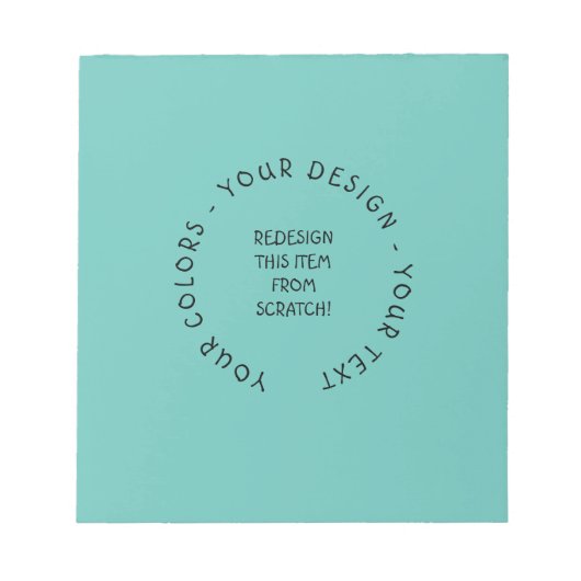 独自の作成 ノートパッド (正面)