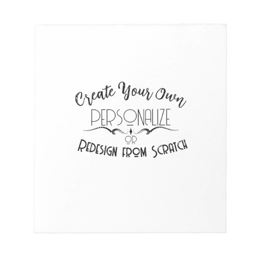 独自の作成 ノートパッド (正面)