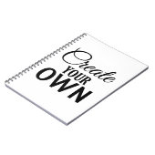 独自の作成 ノートブック (左側)