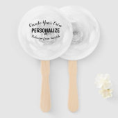 独自の作成 ハンドファン (正面&裏面)