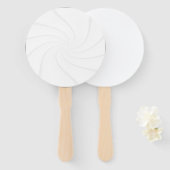 独自の作成 ハンドファン (正面&裏面)