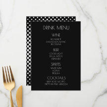 独自の作成 – ハーフトーンブラックドリンク