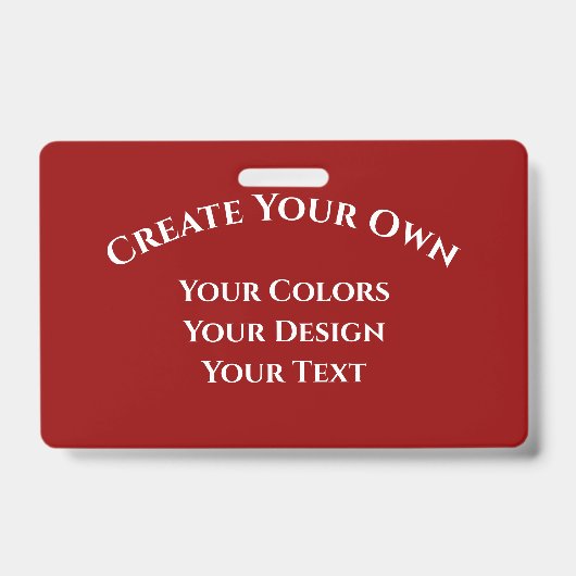 独自の作成 バッジ (正面)