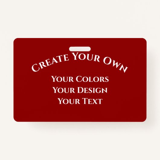 独自の作成 バッジ (正面)