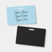 独自の作成 バッジ (Front & Back)