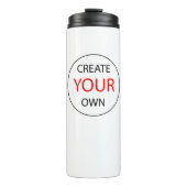 独自の作成 – パーソナライズされた / カスタム旅行 タンブラー (正面)