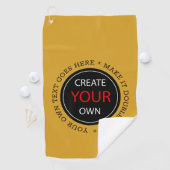 独自の作成 – パーソナライズされた、ブランド/カスタム ゴルフタオル (インサイチュ)