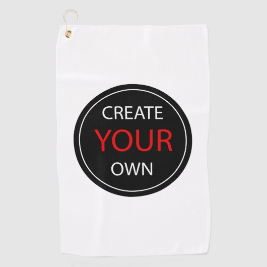 独自の作成 – パーソナライズされた、ブランド/カスタム ゴルフタオル (正面)