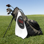 独自の作成 – パーソナライズされた、ブランド/カスタム ゴルフタオル (グリーン)