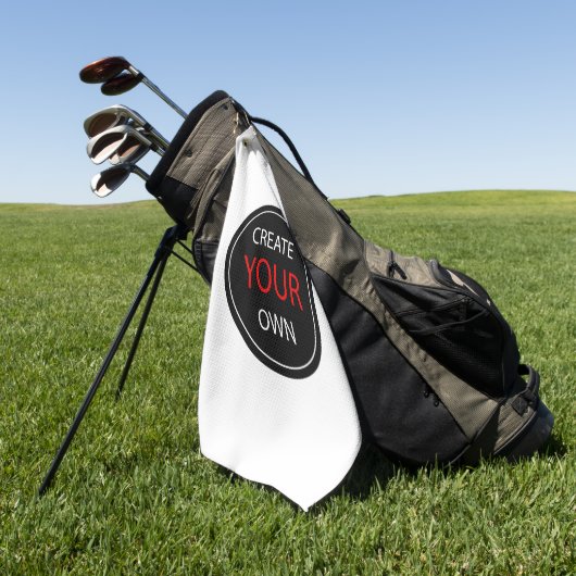 独自の作成 – パーソナライズされた、ブランド/カスタム ゴルフタオル (グリーン)