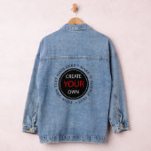 独自の作成 – パーソナライズされた、ブランド/カスタム デニムジャケット (ハンガー)