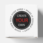 独自の作成 – パーソナライズされた、ブランド/カスタム フェイバーボックス (上部)