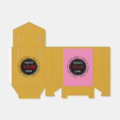 独自の作成 – パーソナライズされた、ブランド/カスタム フェイバーボックス (折り畳みなし)