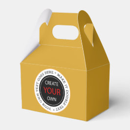 独自の作成 – パーソナライズされた、ブランド/カスタム フェイバーボックス