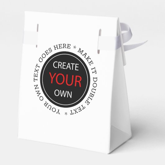 独自の作成 – パーソナライズされた、ブランド/カスタム フェイバーボックス (裏面サイド)