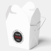 独自の作成 – パーソナライズされた、ブランド/カスタム フェイバーボックス (オープン)